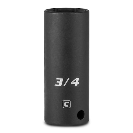 Capri Tools 3/8 in Drive 3/4 in 6-Point SAE Deep Impact Socket 5-3257